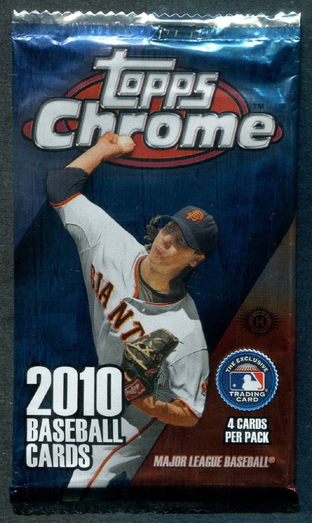 2010 Topps Chrome Baseball Unopened Pack (Hobby) (4)