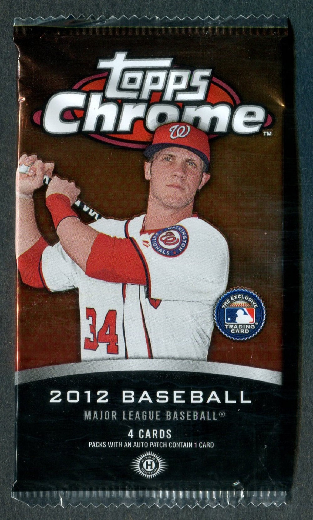 2012 Topps Chrome Baseball Unopened Pack (Hobby) (4)