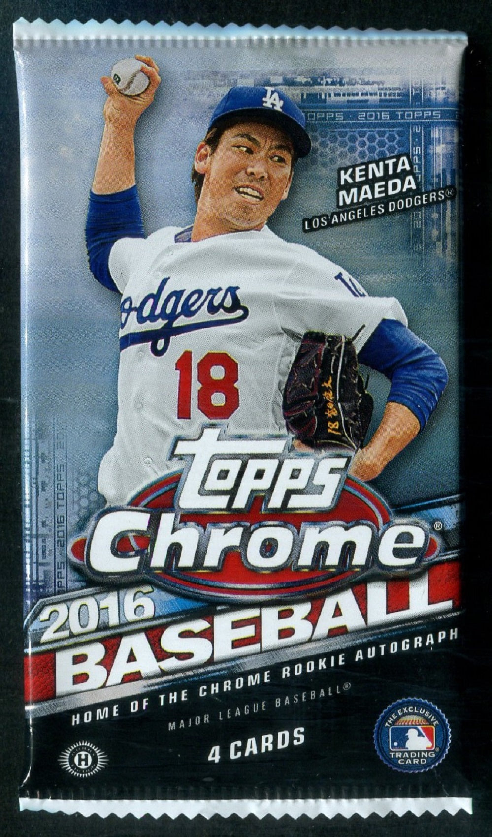 2016 Topps Chrome Baseball Unopened Pack (Hobby) (4)