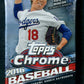 2016 Topps Chrome Baseball Unopened Jumbo Pack (Hobby) (13)