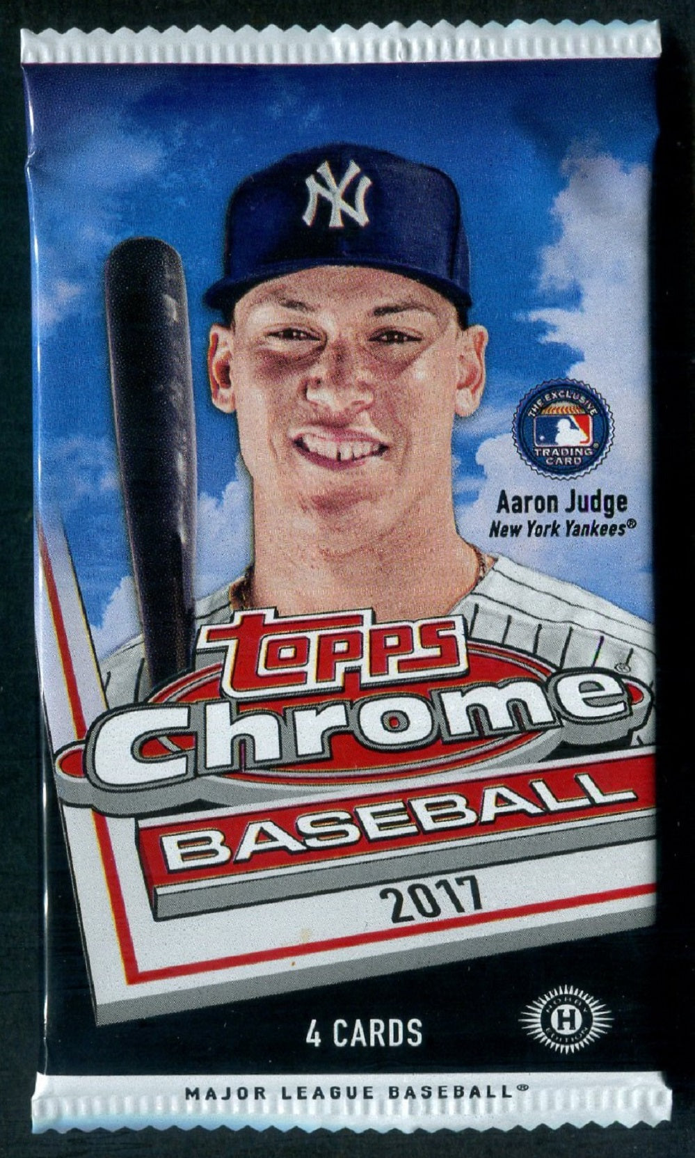 2017 Topps Chrome Baseball Unopened Pack (Hobby) (4)