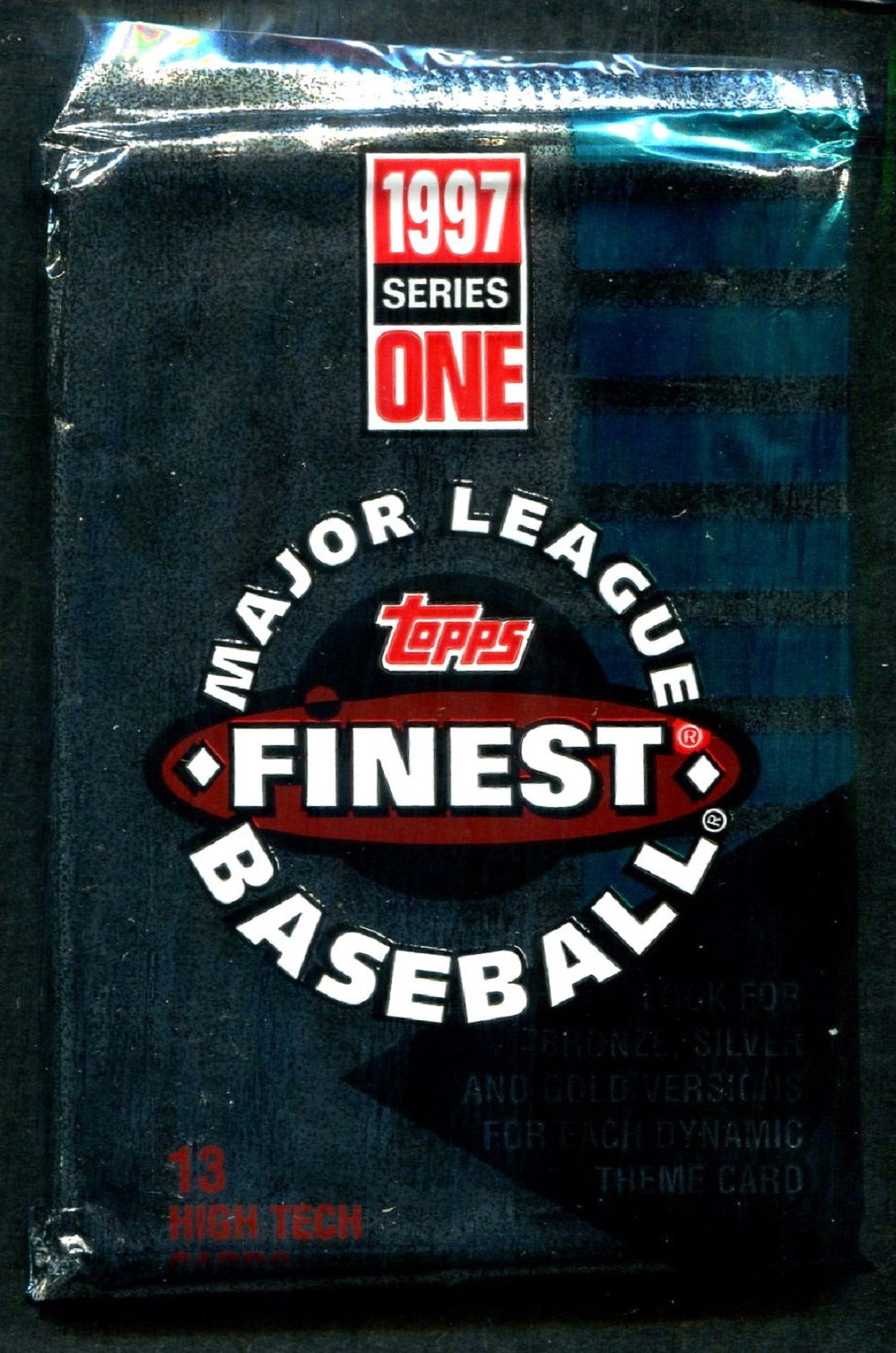 1997 Topps Finest Baseball Unopened Series 1 Jumbo Pack (13)