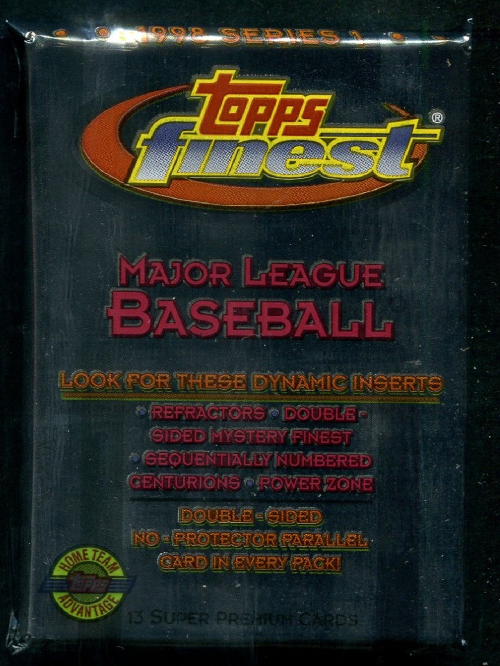 1998 Topps Finest Baseball Unopened Series 1 Jumbo Pack (HTA) (13)