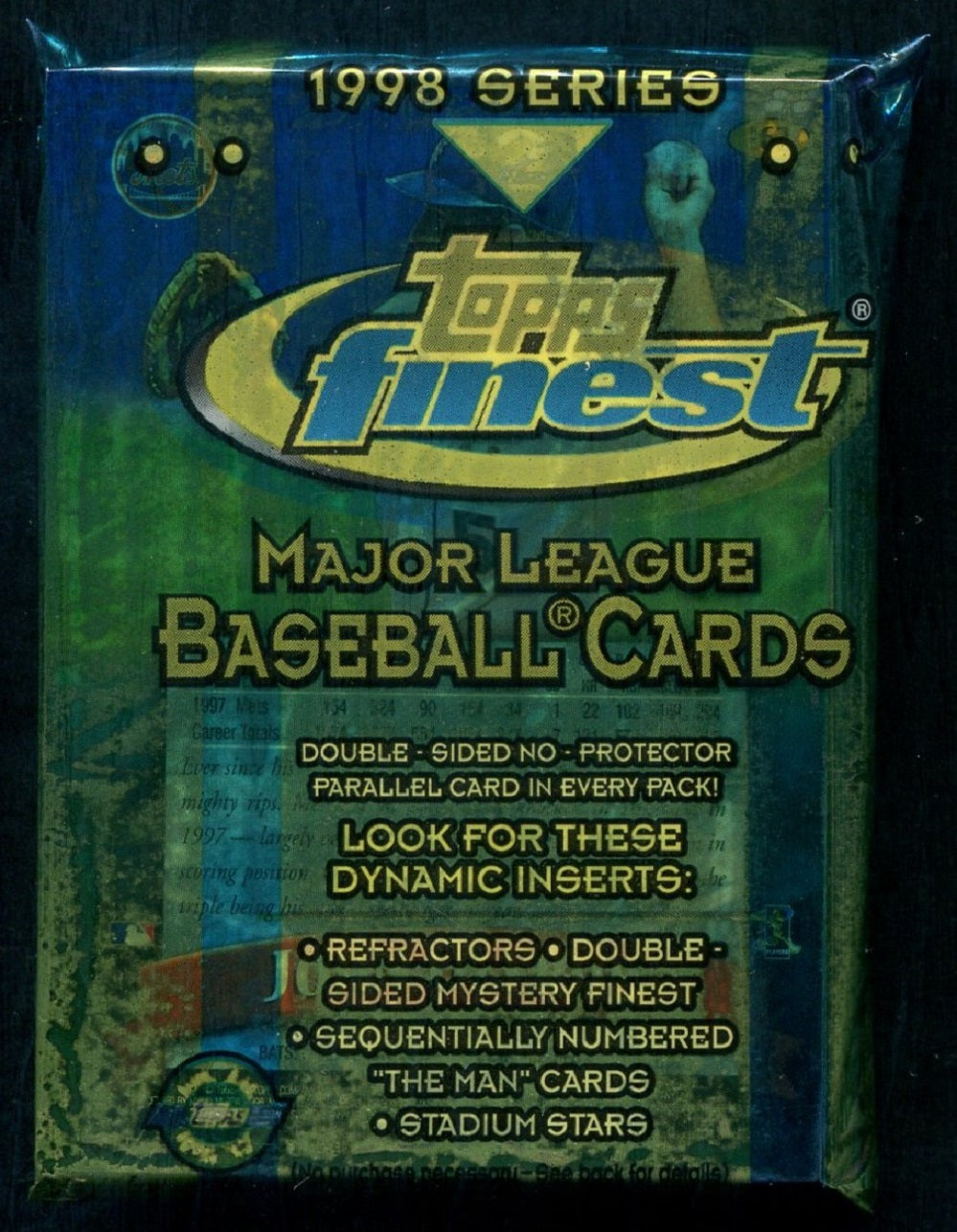 1998 Topps Finest Baseball Unopened Series 2 Jumbo Pack (HTA) (13)