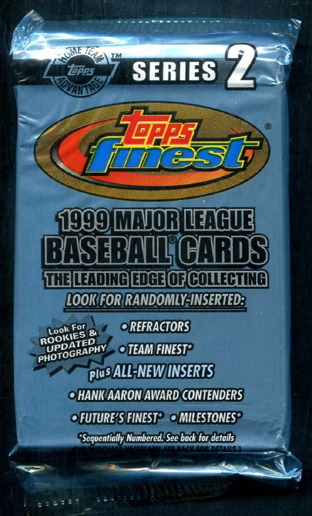 1999 Topps Finest Baseball Unopened Series 2 Jumbo Pack (HTA) (13)