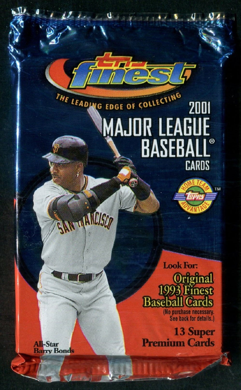 2001 Topps Finest Baseball Unopened Jumbo Pack (HTA) (13)