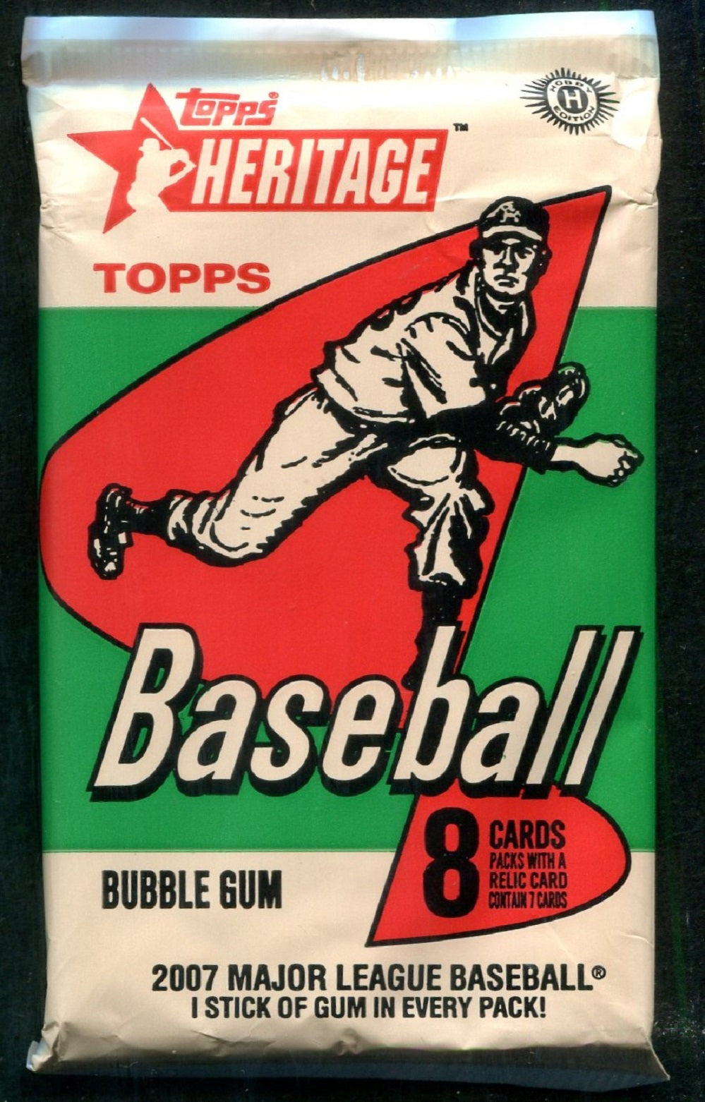 2007 Topps Heritage Baseball Unopened Pack (Hobby) (8)