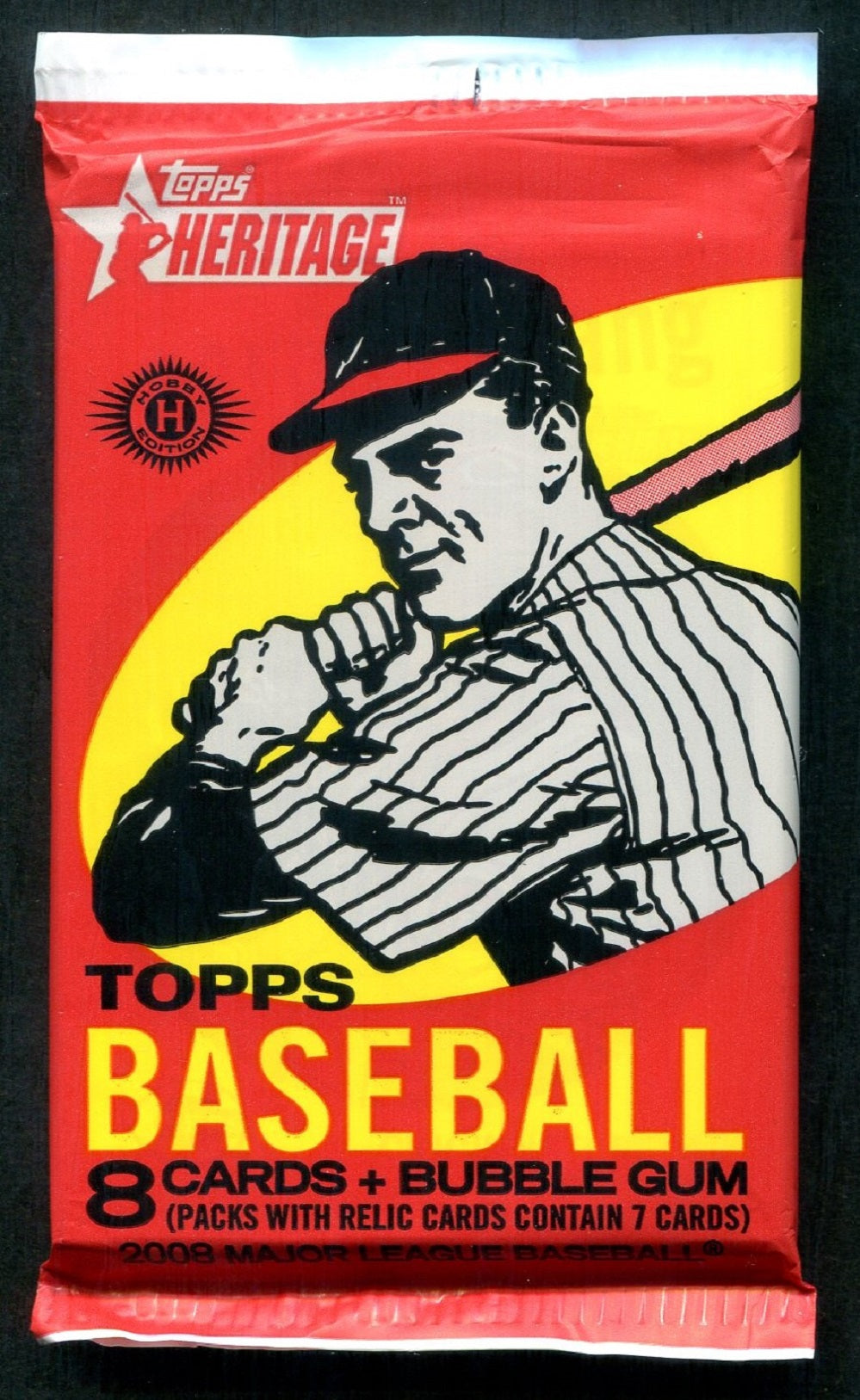 2008 Topps Heritage Baseball Unopened Pack (Hobby) (8)