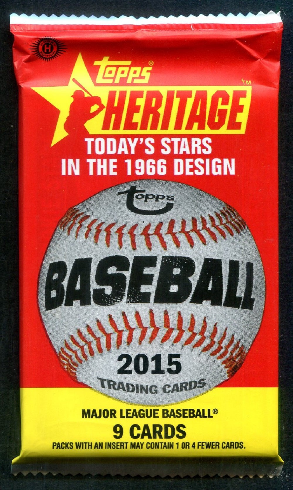 2015 Topps Heritage Baseball Unopened Pack (Hobby) (9)