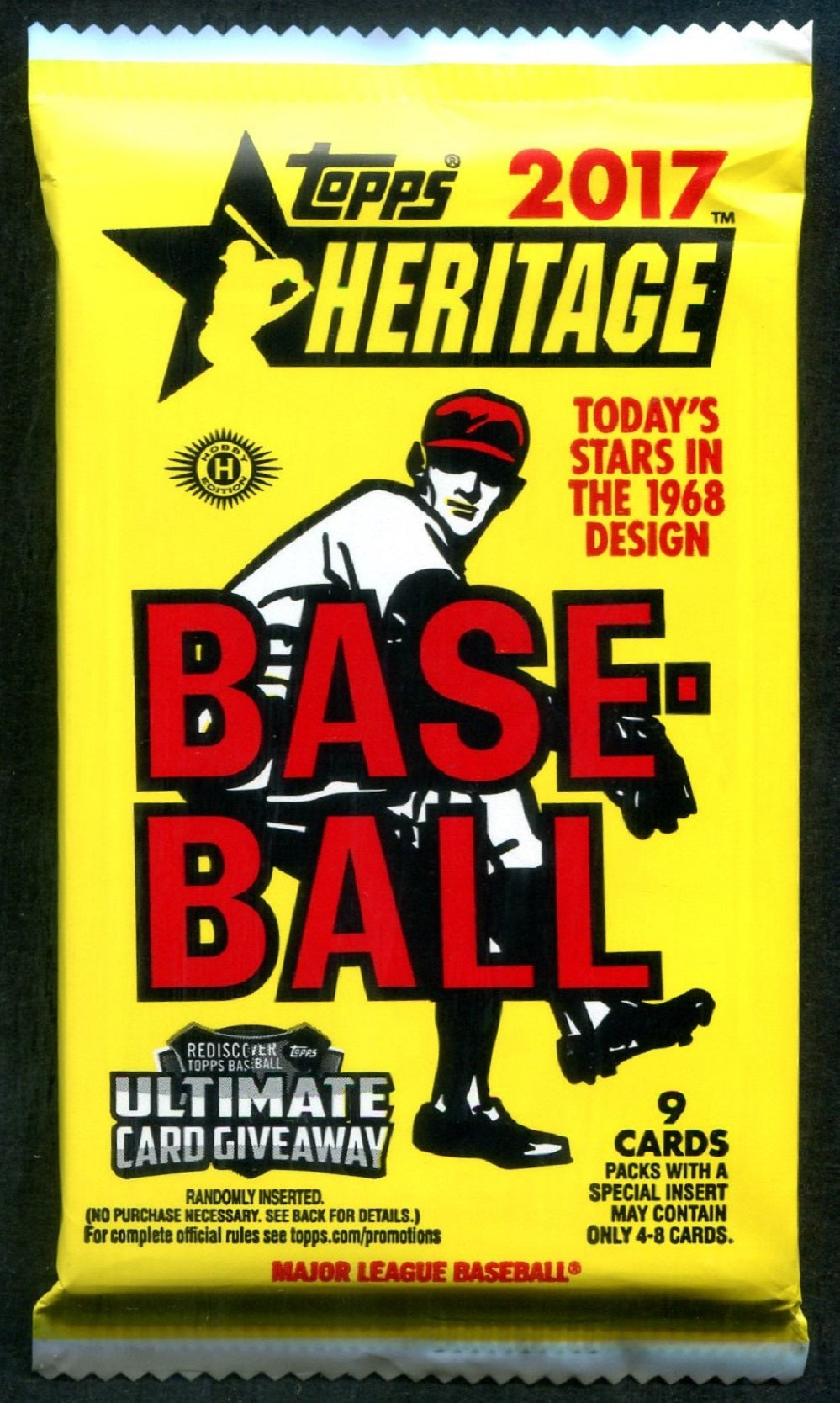 2017 Topps Heritage Baseball Unopened Pack (Hobby) (9)