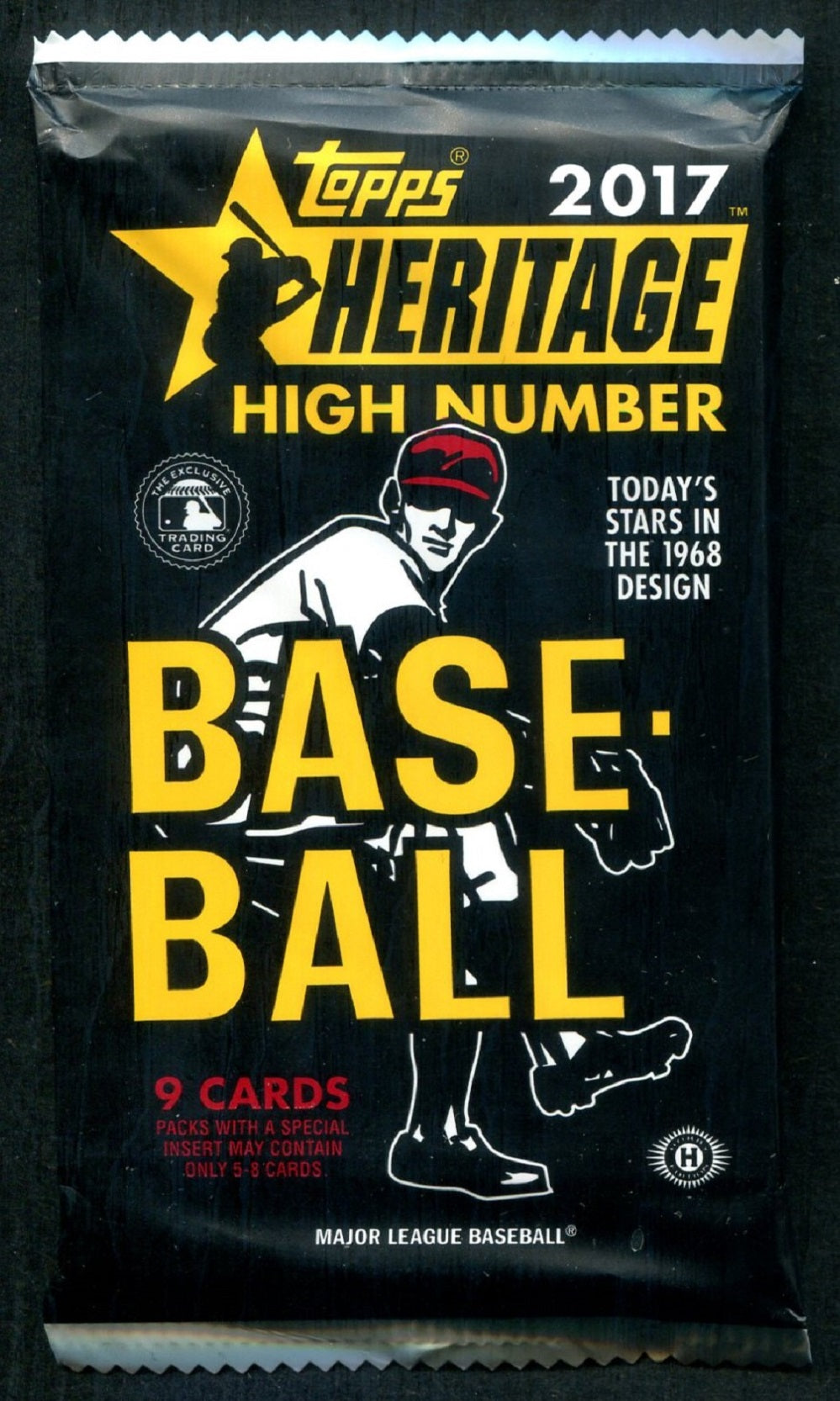 2017 Topps Heritage Baseball Unopened High Number Series Pack (Hobby) (9)