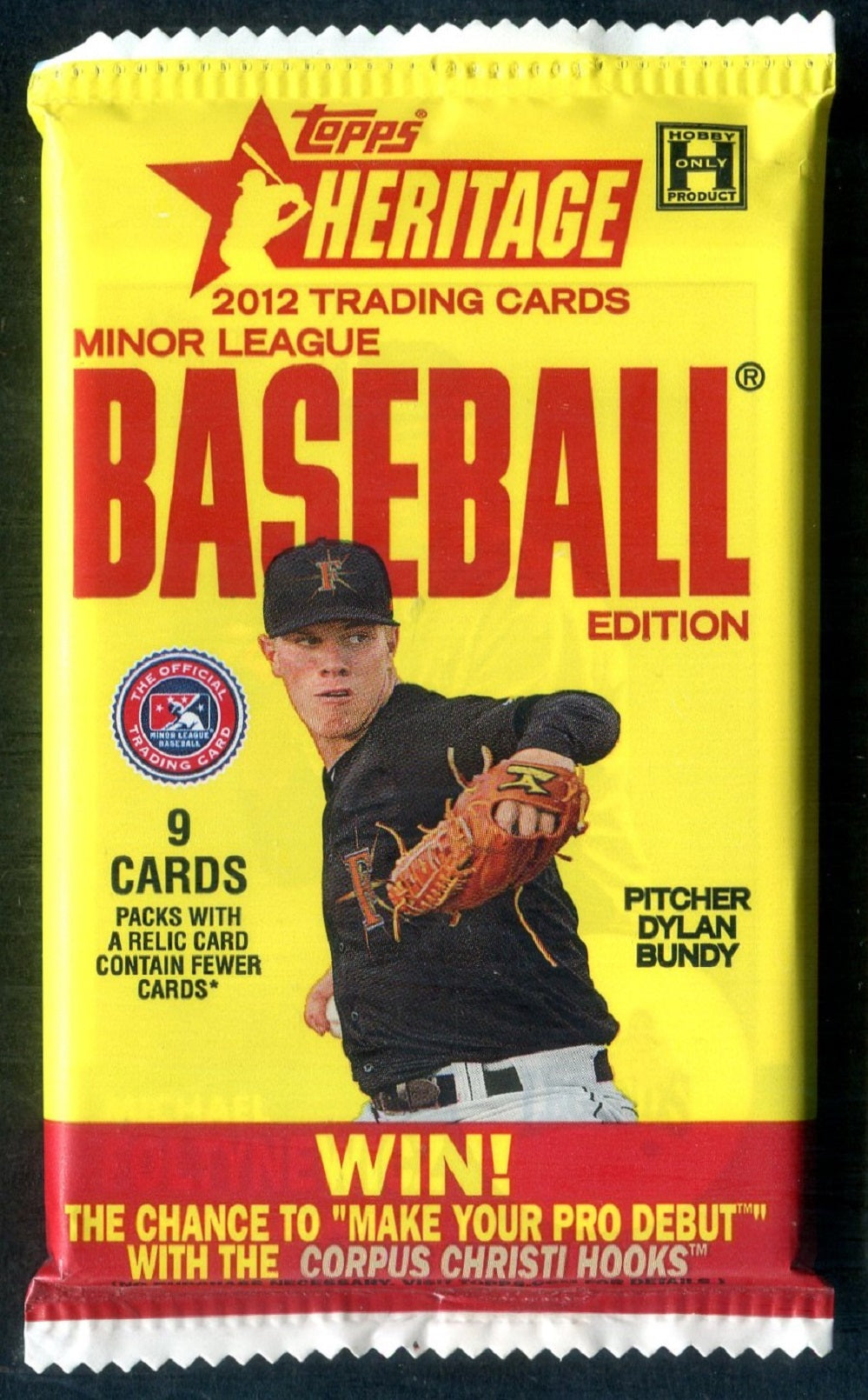 2012 Topps Heritage Minor League Baseball Unopened Pack (Hobby) (9)