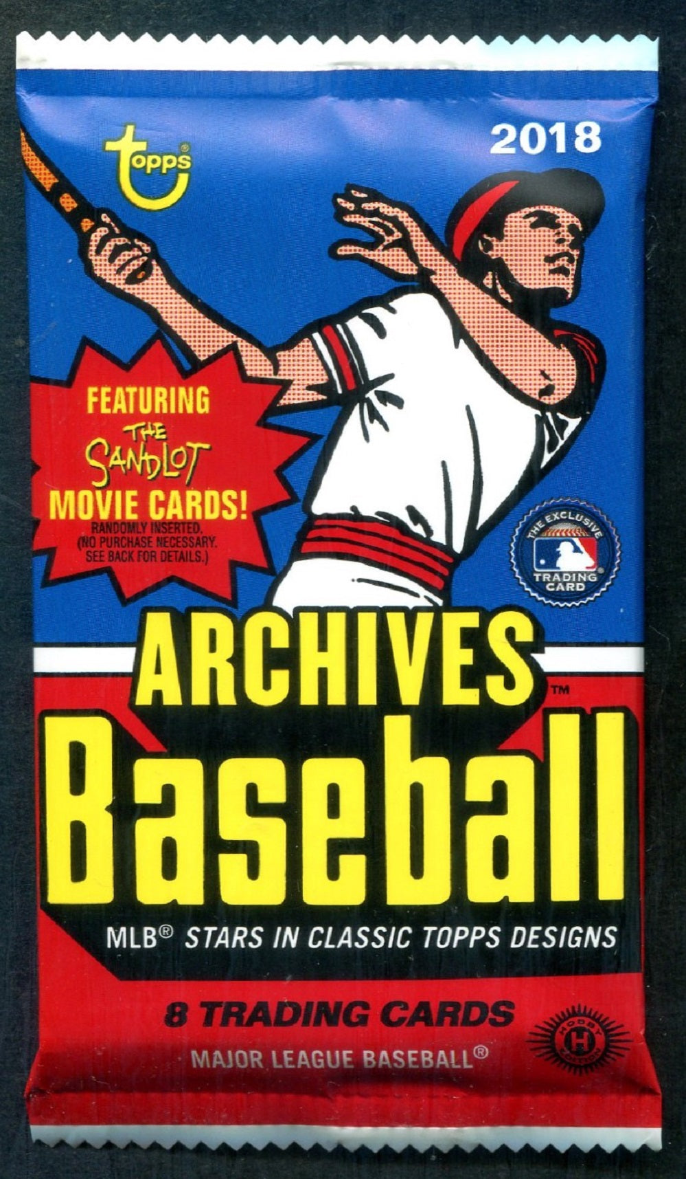 2018 Topps Archives Baseball Unopened Pack (Hobby) (8)