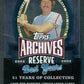 2002 Topps Archives Reserve Best Years Baseball Unopened Pack (Retail) (3)