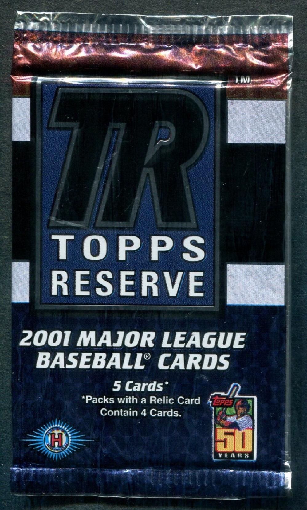 2001 Topps Reserve Baseball Unopened Pack (Hobby) (5)