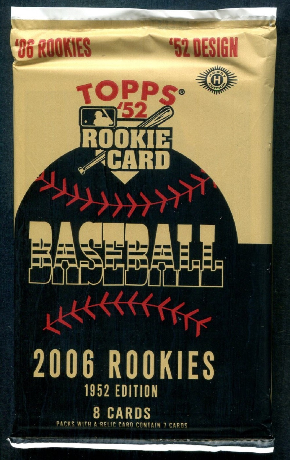 2006 Topps '52 Rookies Card Baseball Unopened Pack (Hobby) (8)