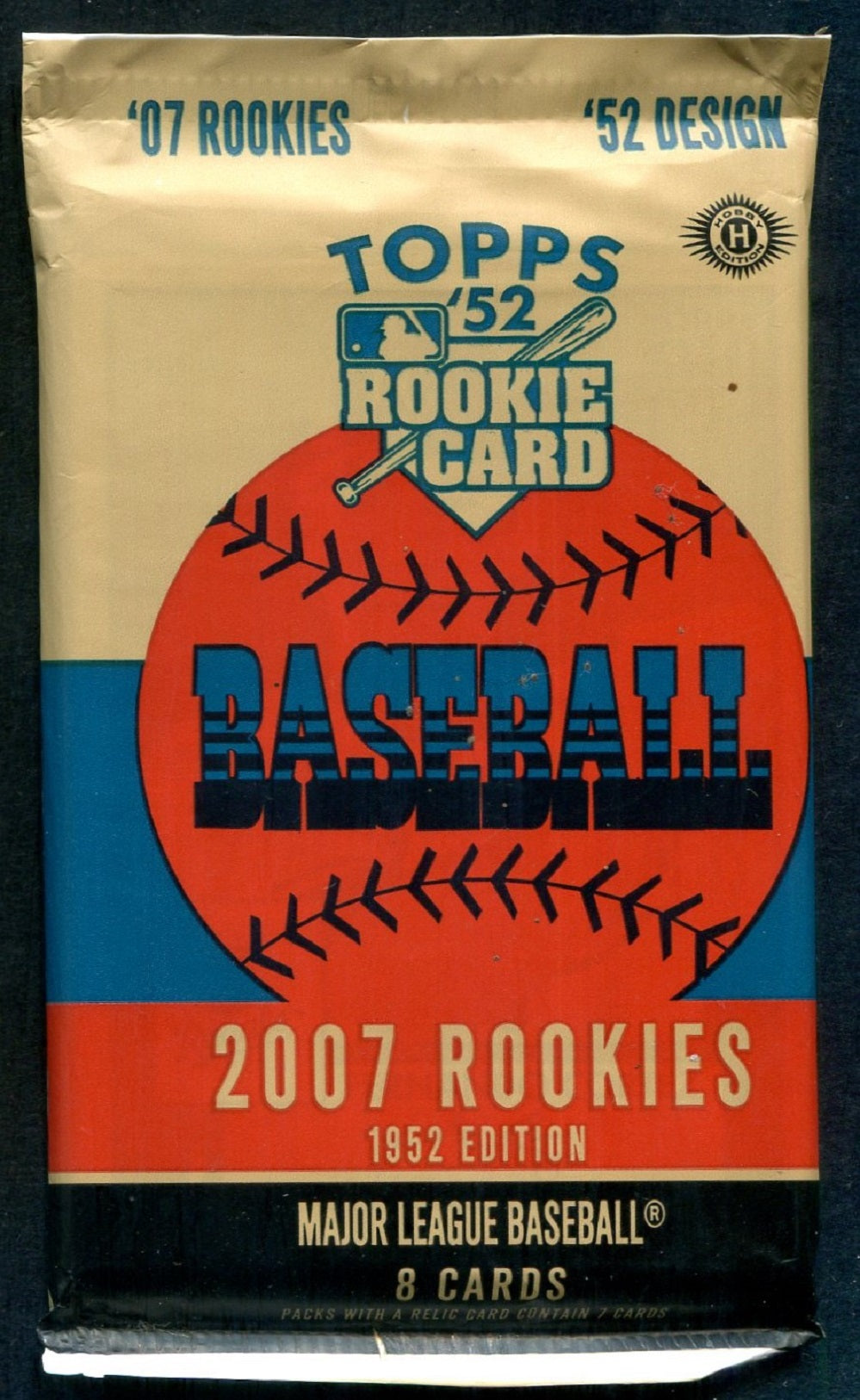 2007 Topps '52 Rookies Card Baseball Unopened Pack (Hobby) (8)