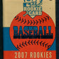 2007 Topps '52 Rookies Card Baseball Unopened Pack (Hobby) (8)