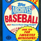 2012 Topps Archives Baseball Unopened Pack (Hobby) (8)