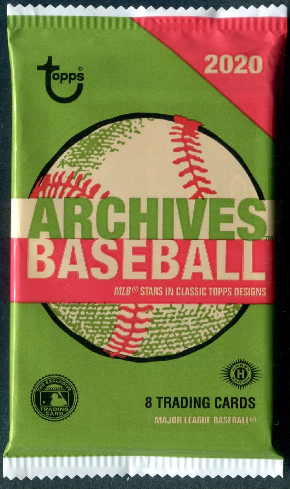 2020 Topps Archives Baseball Unopened Pack (Hobby) (8)