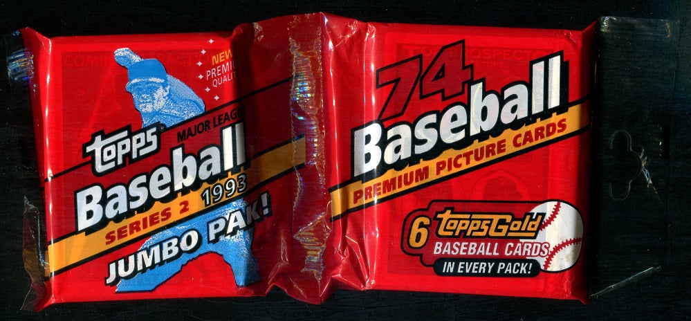 1993 Topps Baseball Unopened Series 2 Jumbo Pack (74)