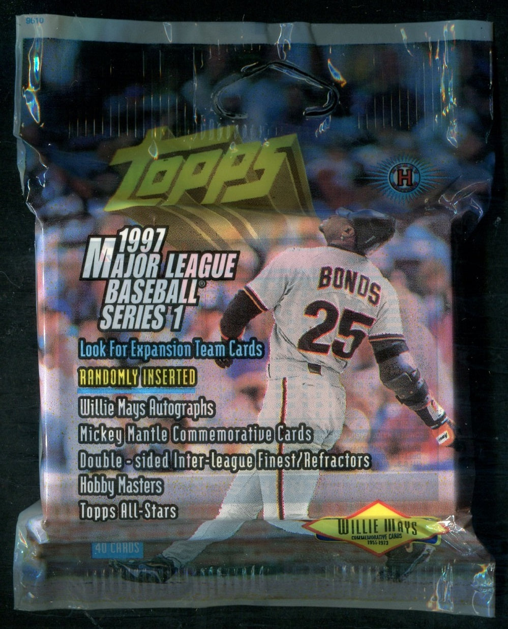 1997 Topps Baseball Unopened Series 1 Jumbo Pack (Hobby) (40)