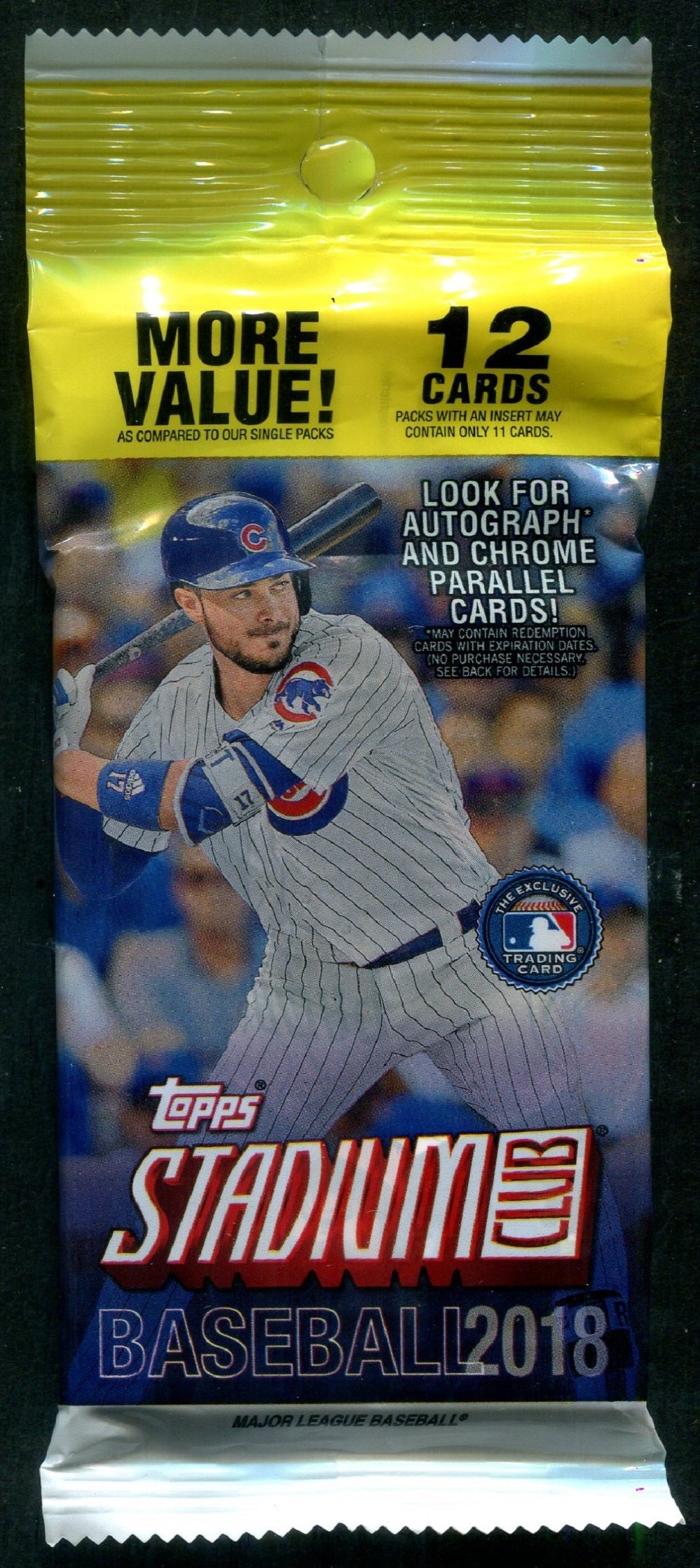 2018 Topps Stadium Club Baseball Unopened Value Hanger Pack (12)