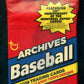 2019 Topps Archives Baseball Unopened Value Hanger Pack (18)