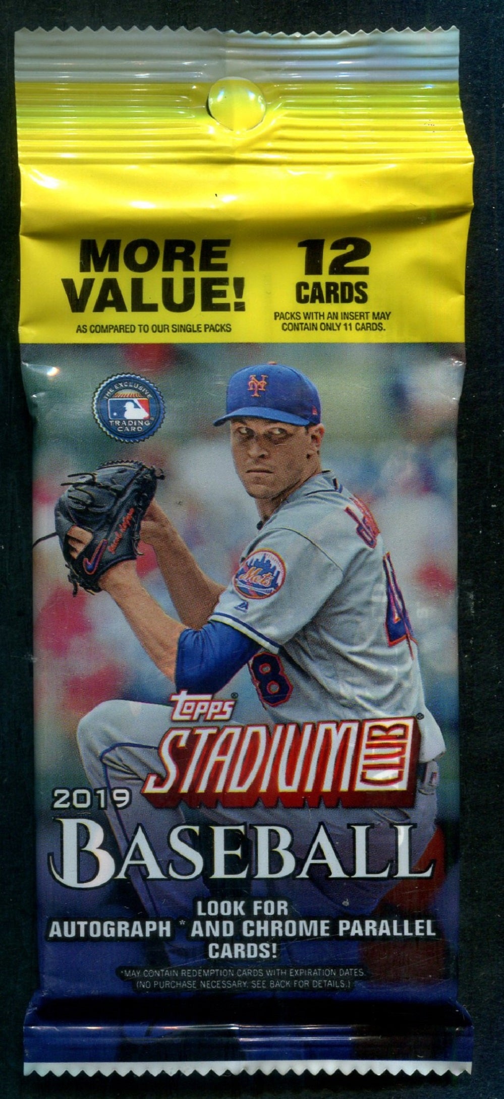 2019 Topps Stadium Club Baseball Unopened Value Hanger Pack (12)