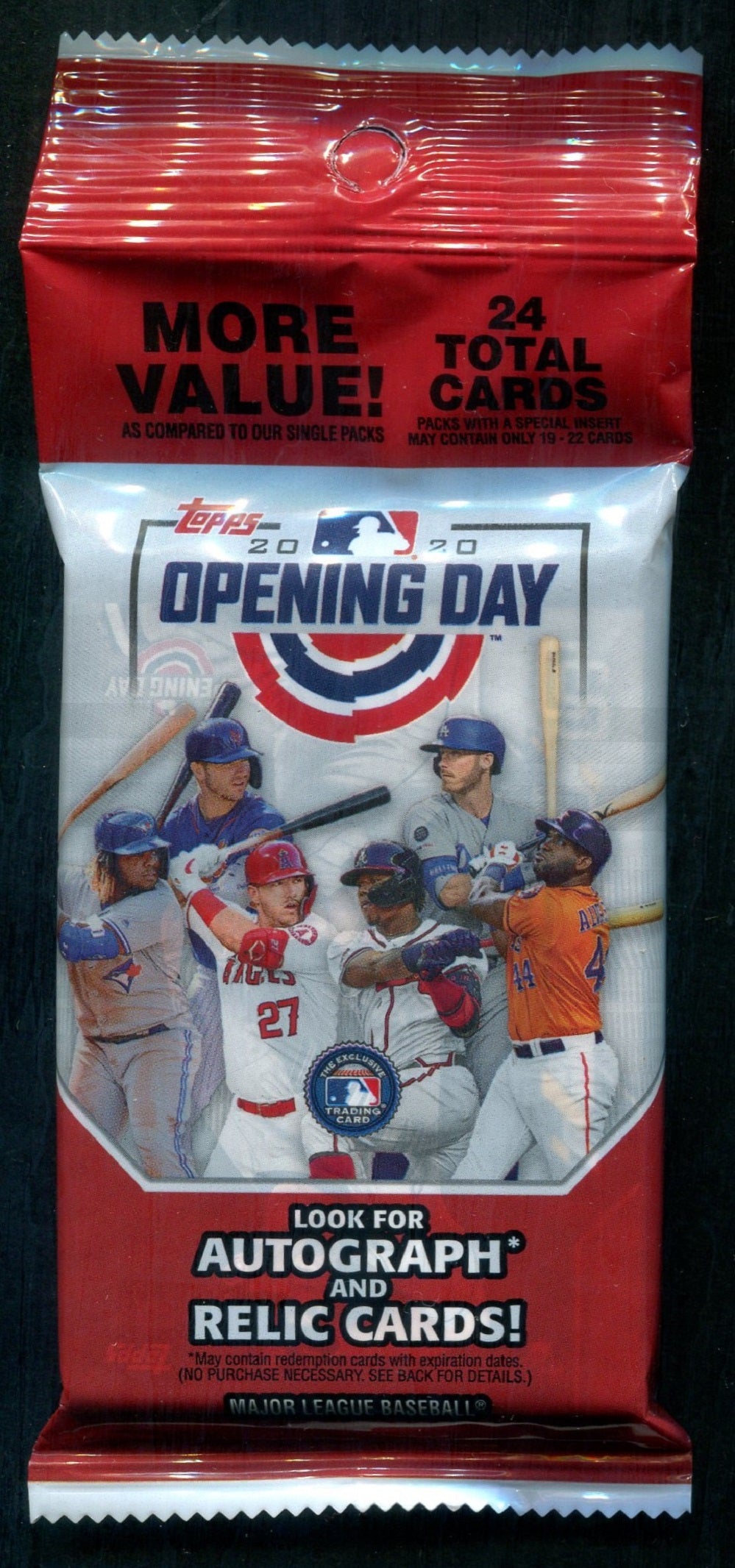 2020 Topps Opening Day Baseball Unopened Value Hanger Pack (24)