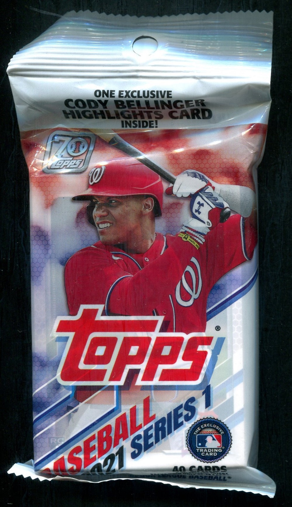 2021 Topps Baseball Unopened Series 1 Hanger Pack (40)