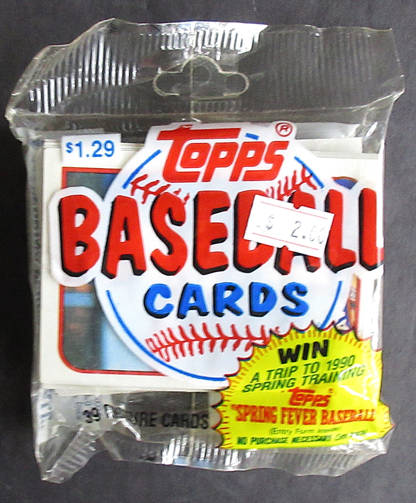 1989 Topps Baseball Unopened Jumbo Pack (Pre-Priced) (39)