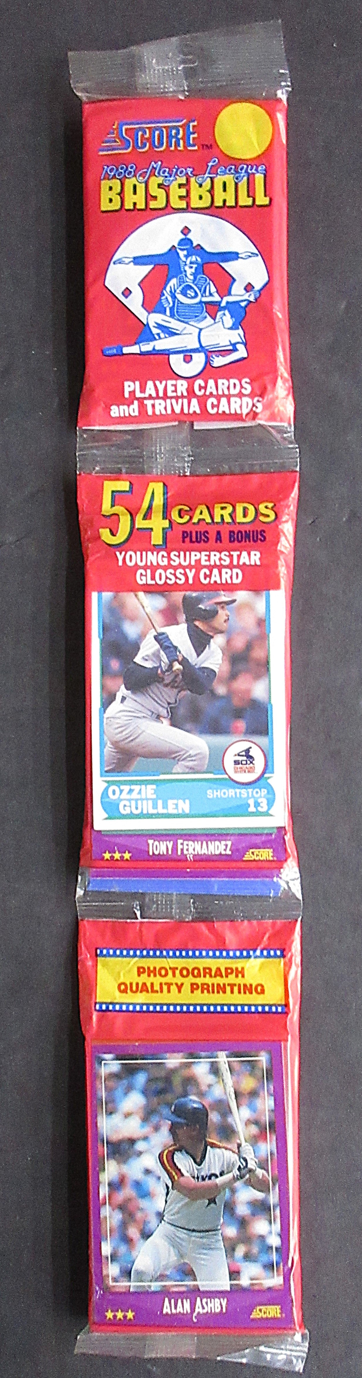 1988 Score Baseball Unopened Rack Pack (54)