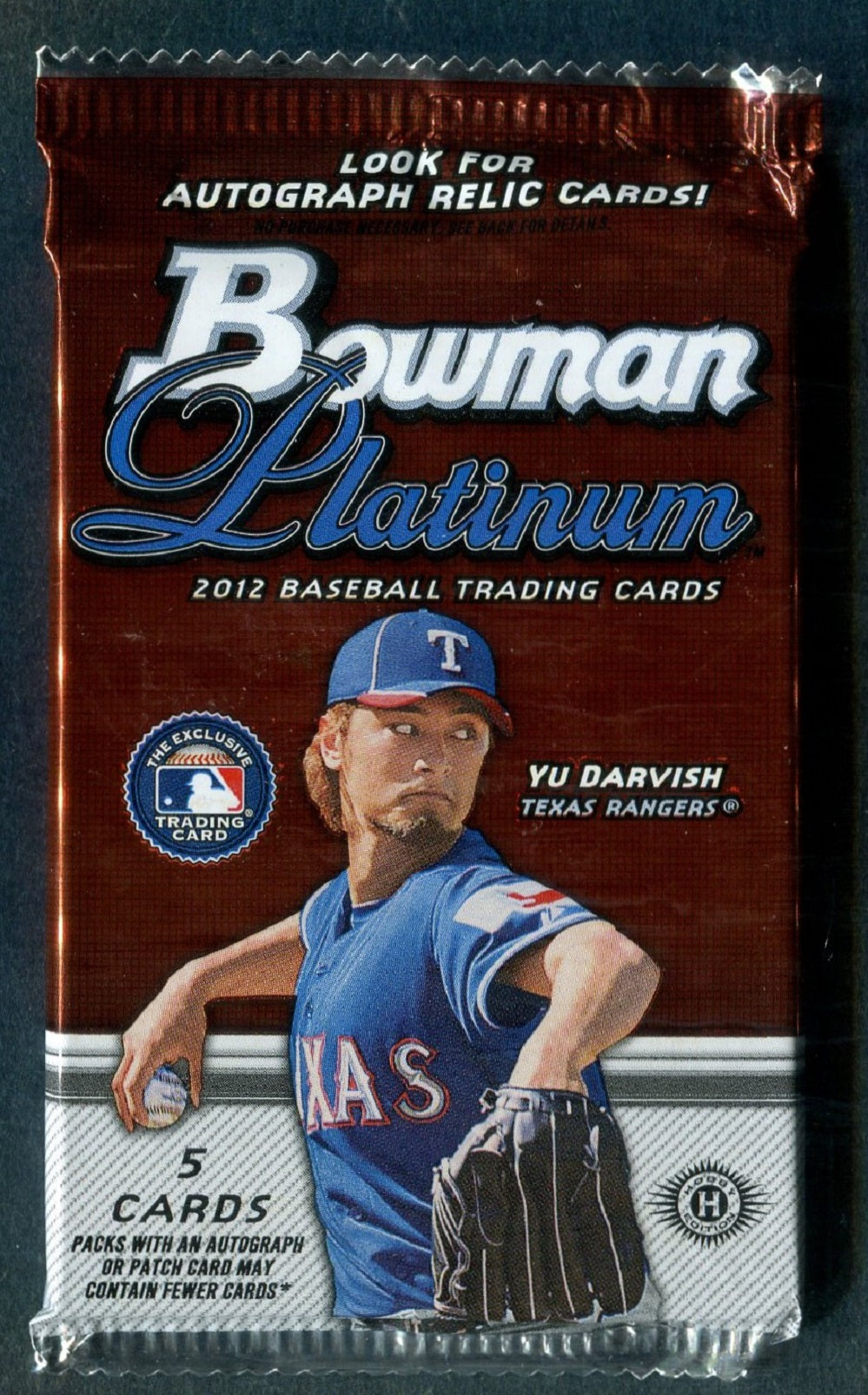 2012 Bowman Platinum Baseball Unopened Pack (Hobby) (5)