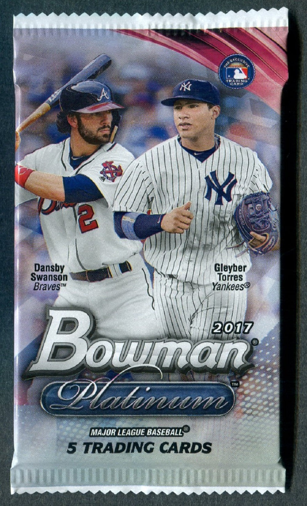 2017 Bowman Platinum Baseball Unopened Pack (Hobby) (5)