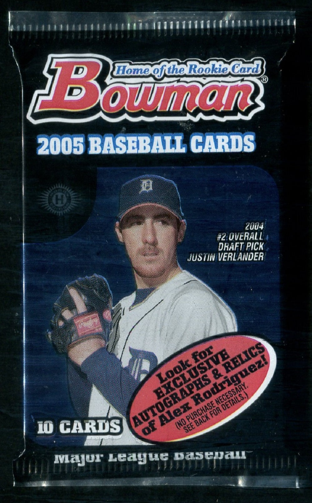 2005 Bowman Baseball Unopened Pack (Hobby) (10)