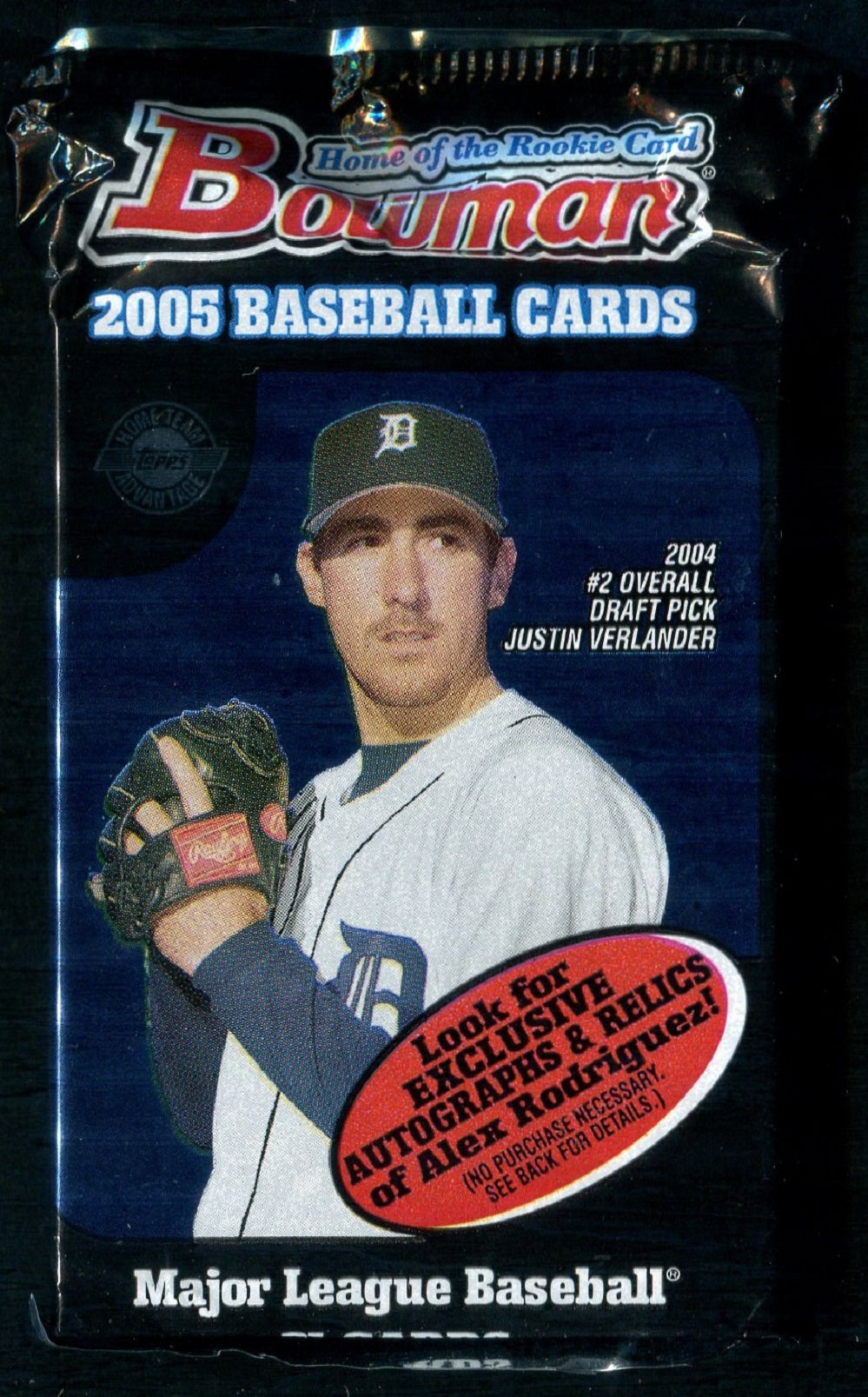 2005 Bowman Baseball Unopened Jumbo Pack (HTA) (21)