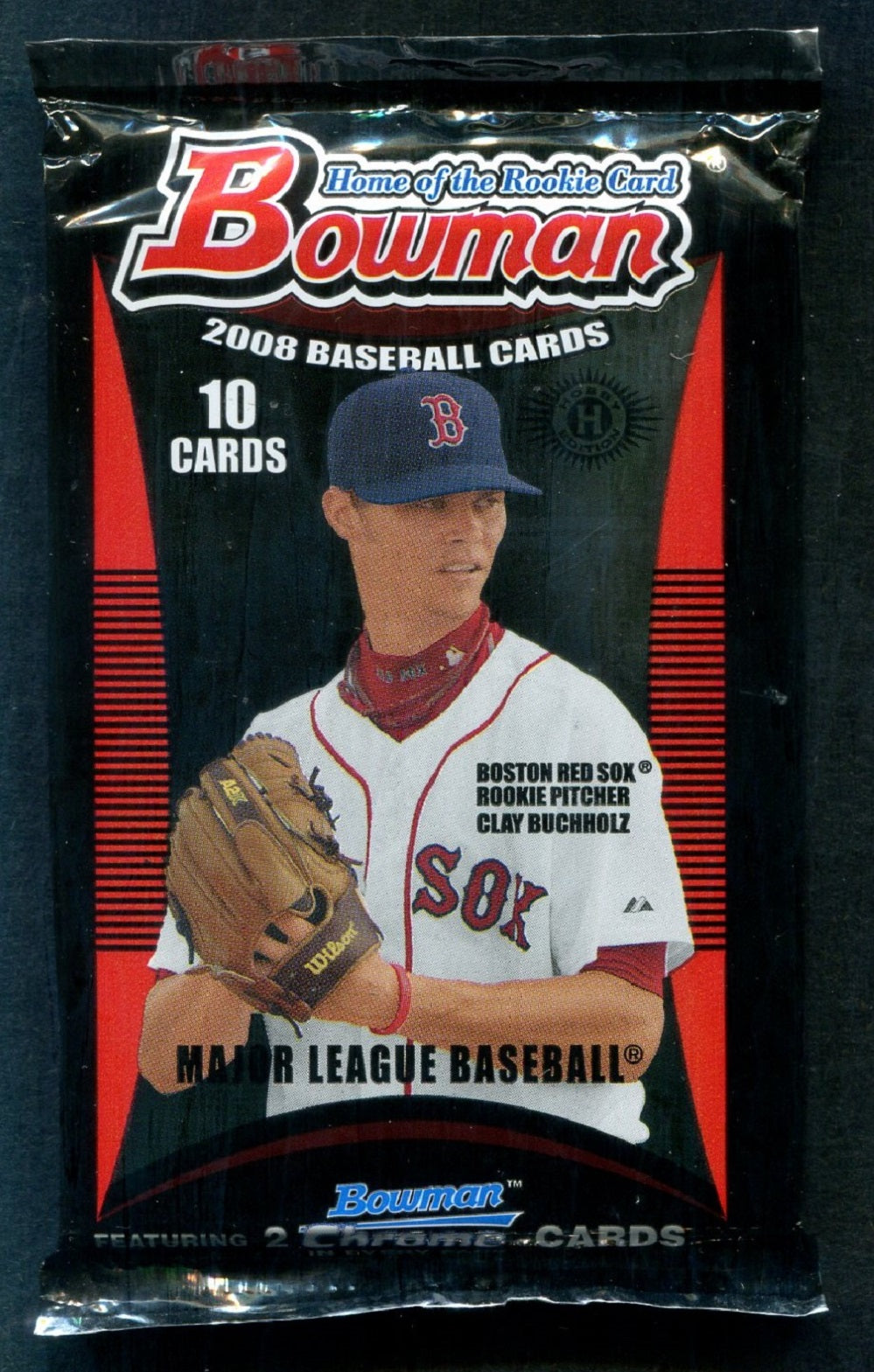 2008 Bowman Baseball Unopened Pack (Hobby) (10)