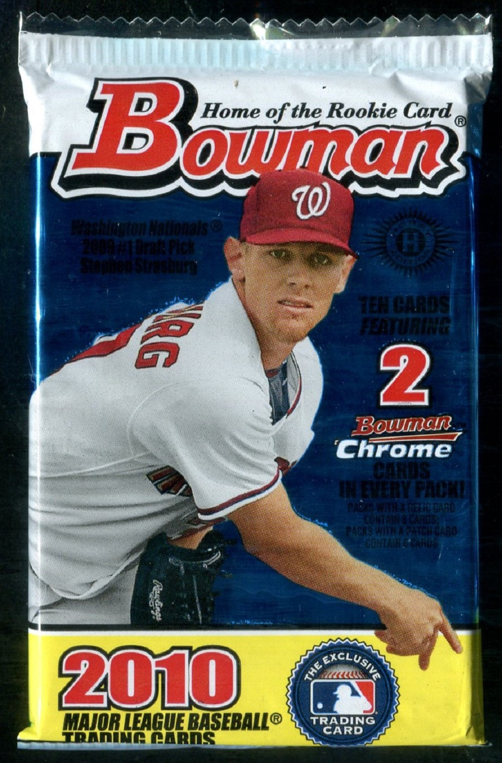 2010 Bowman Baseball Unopened Pack (Hobby) (10)