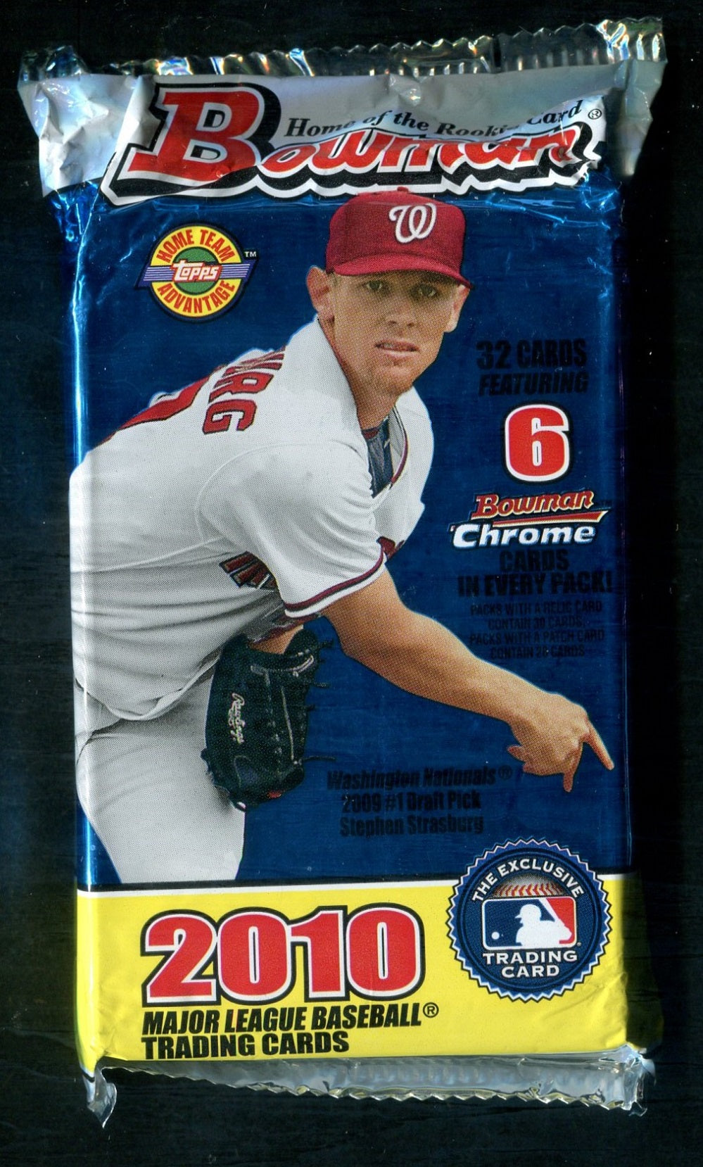 2010 Bowman Baseball Unopened Jumbo Pack (HTA) (32)