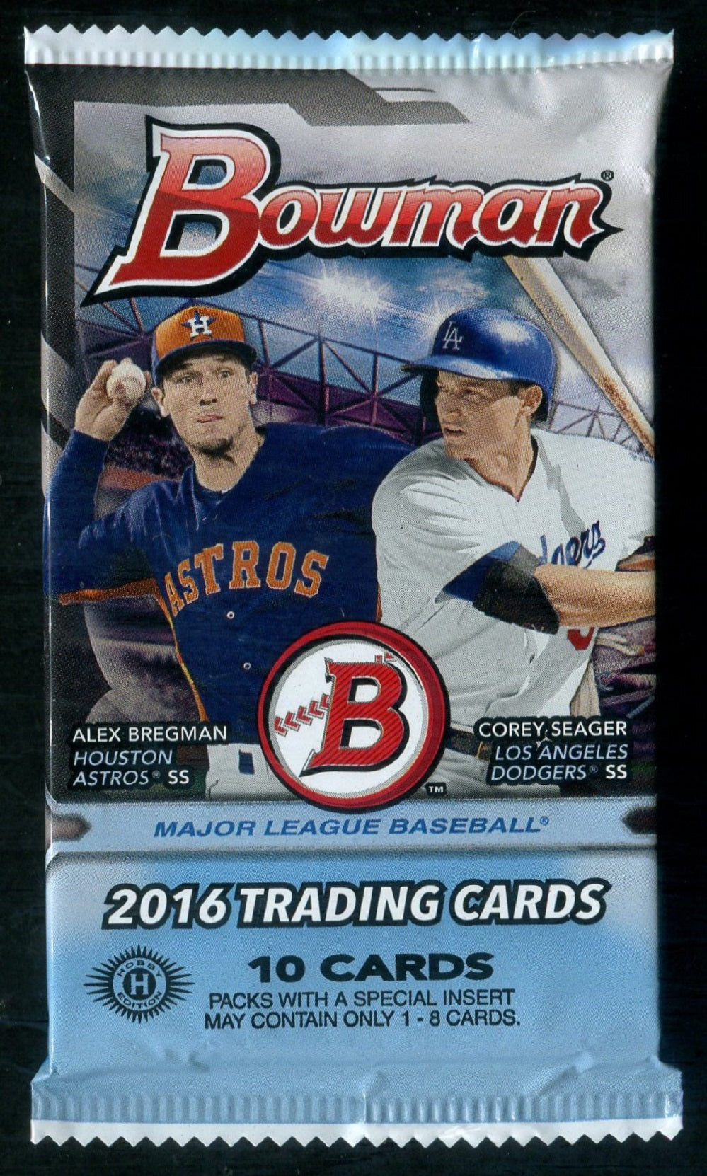 2016 Bowman Baseball Unopened Pack (Hobby) (10)