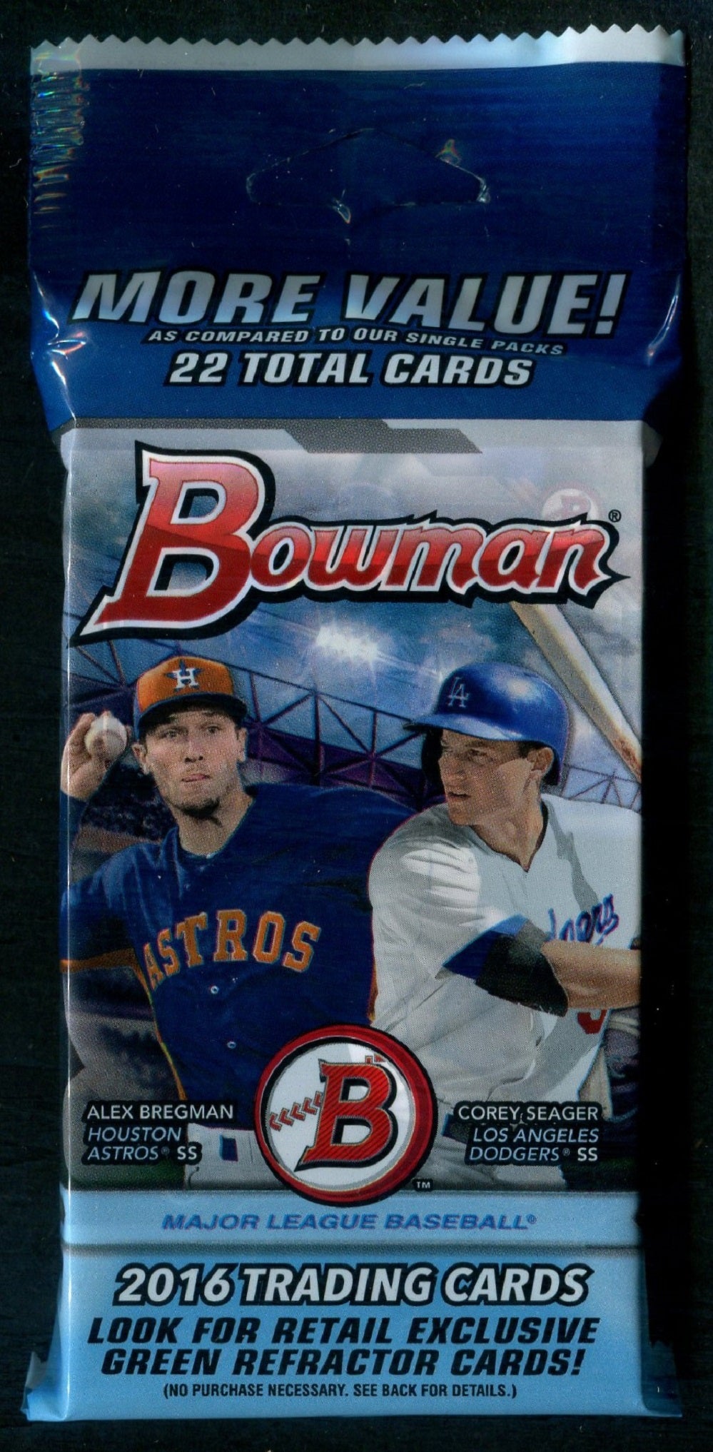 2016 Bowman Baseball Unopened Jumbo Hanger Pack (22)