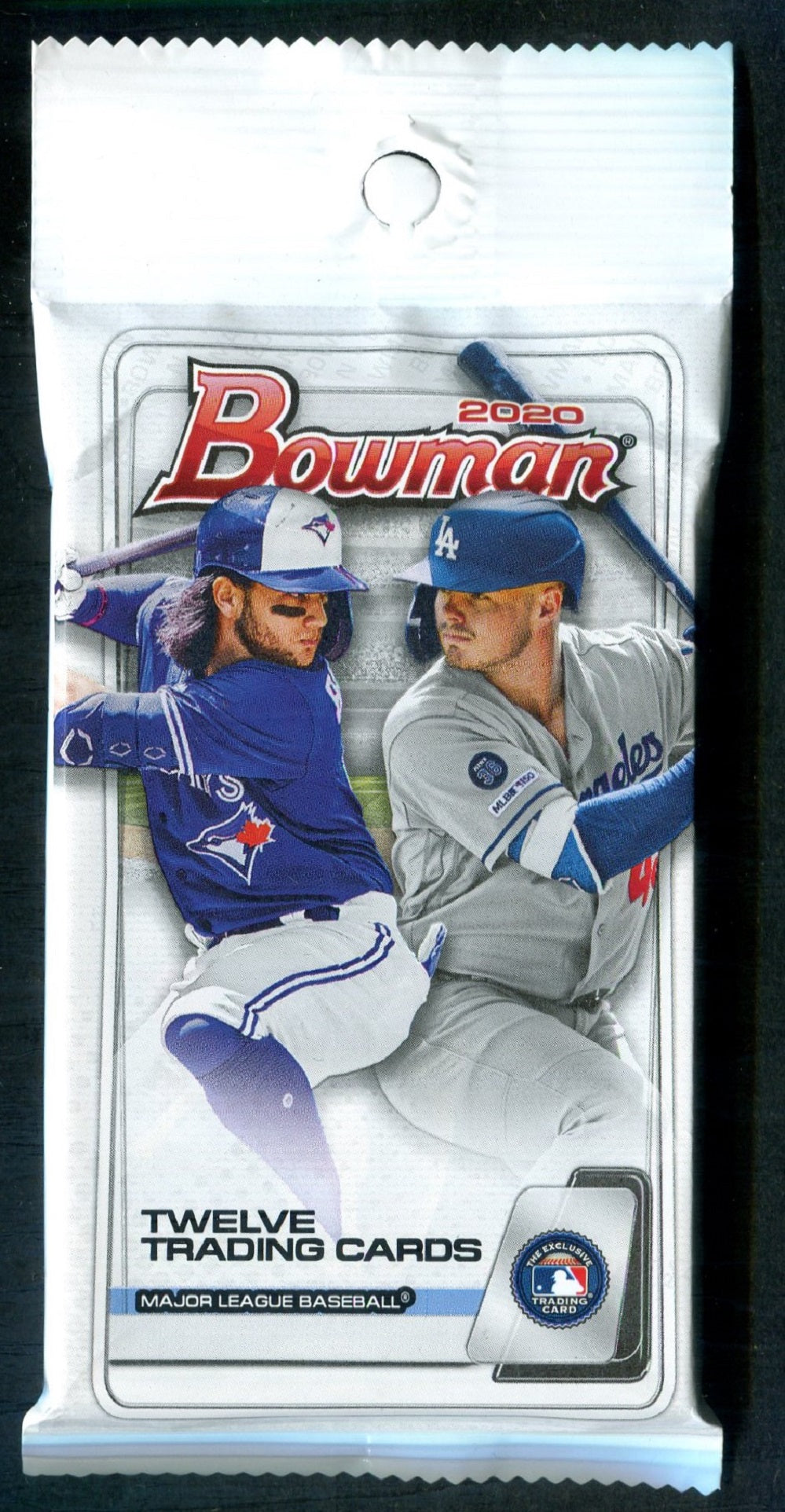 2020 Bowman Baseball Unopened Hanger Pack (12)