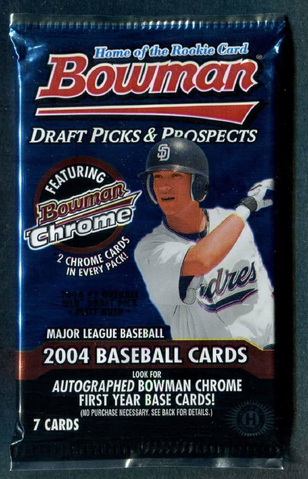 2004 Bowman Draft Picks & Prospects Baseball Unopened Pack (Hobby) (7)