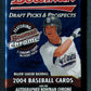 2004 Bowman Draft Picks & Prospects Baseball Unopened Pack (Hobby) (7)