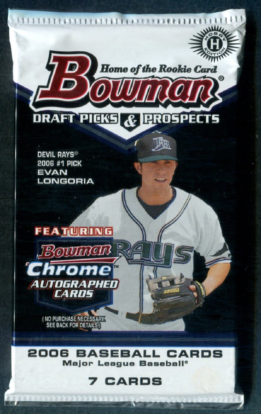 2006 Bowman Draft Picks & Prospects Baseball Unopened Pack (Hobby) (7)