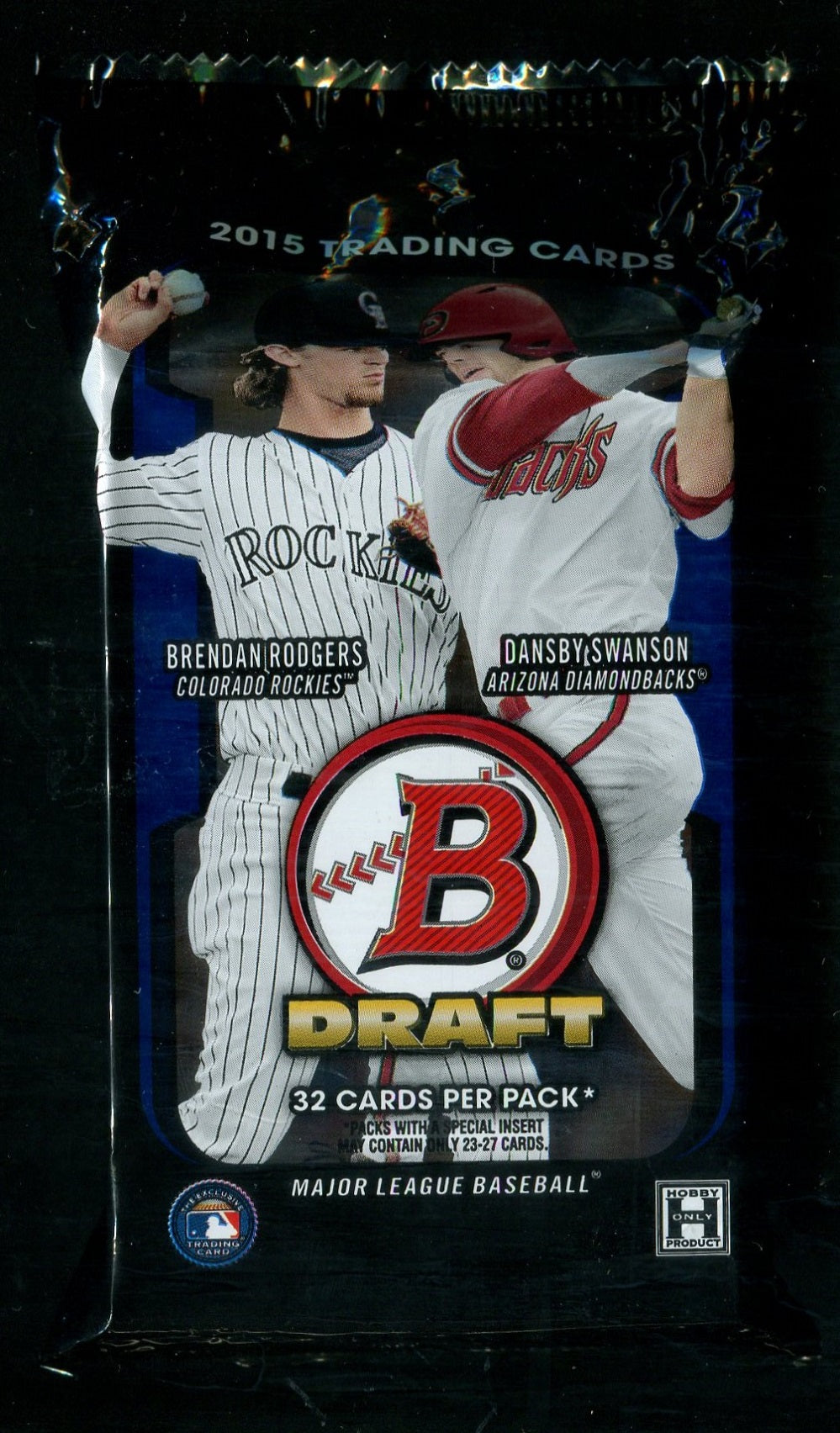 2015 Bowman Draft Baseball Unopened Jumbo Pack (Hobby) (32)