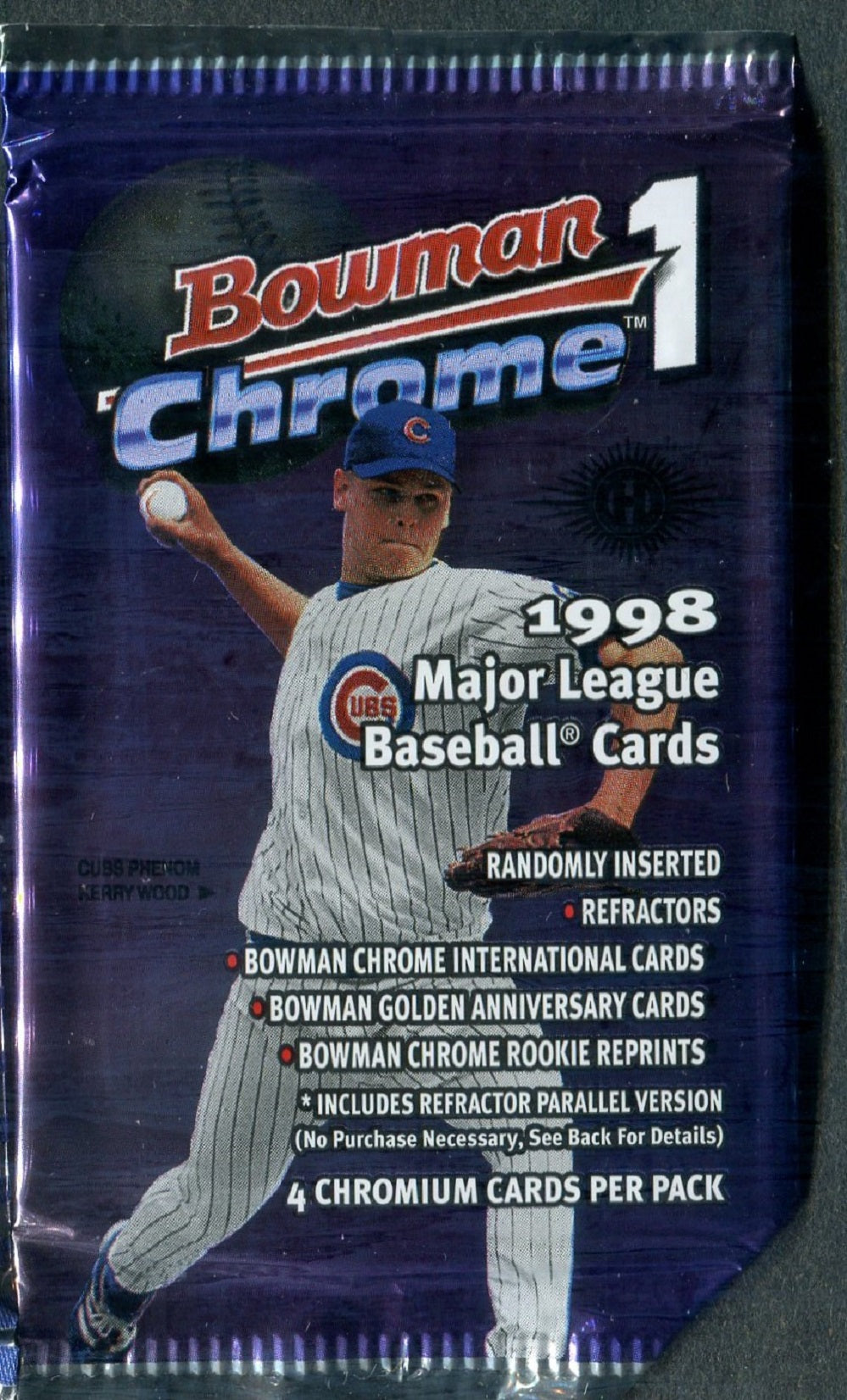 1998 Bowman Chrome Baseball Unopened Series 1 Pack (Hobby) (4)