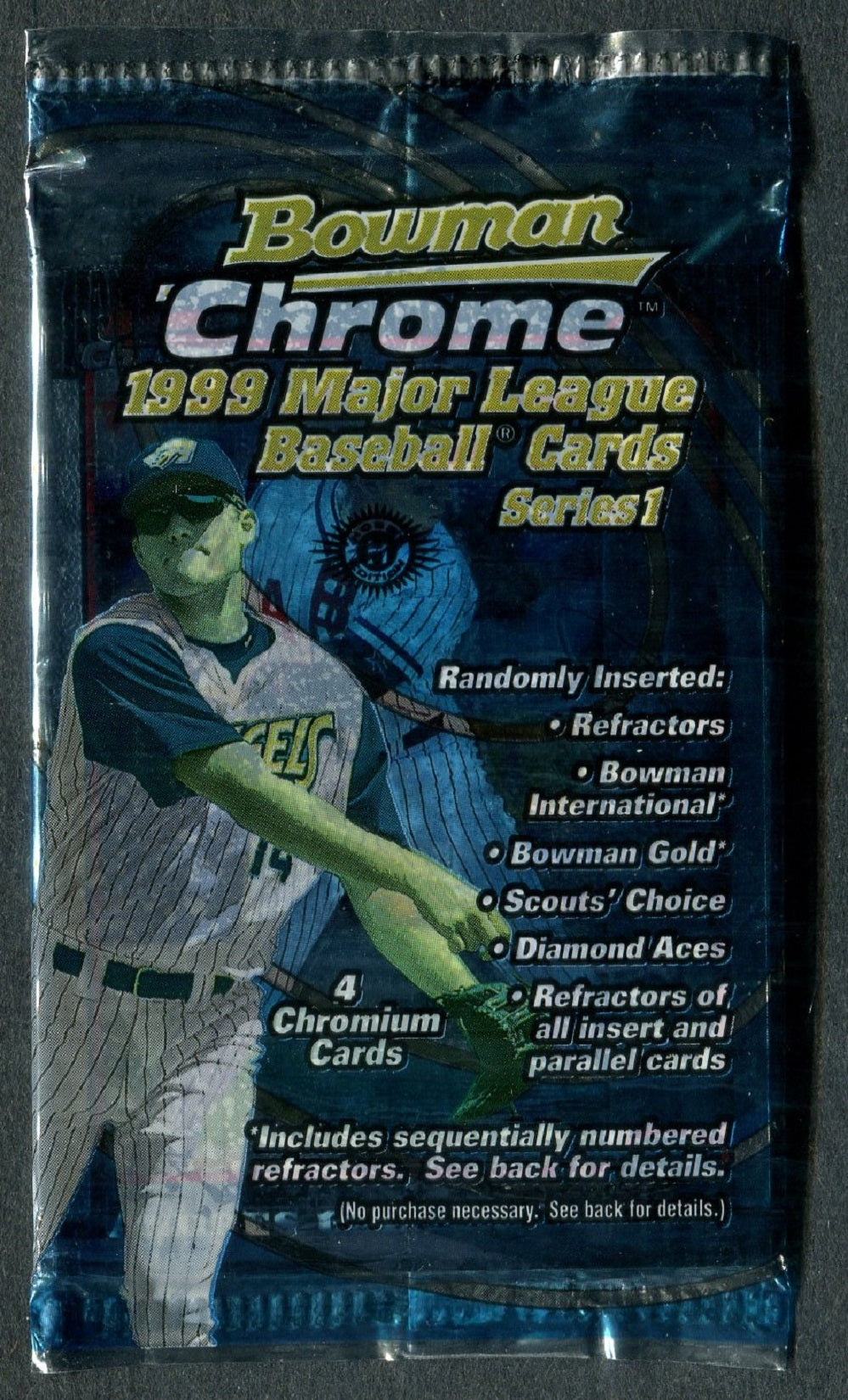 1999 Bowman Chrome Baseball Unopened Series 1 Pack (Hobby) (4)