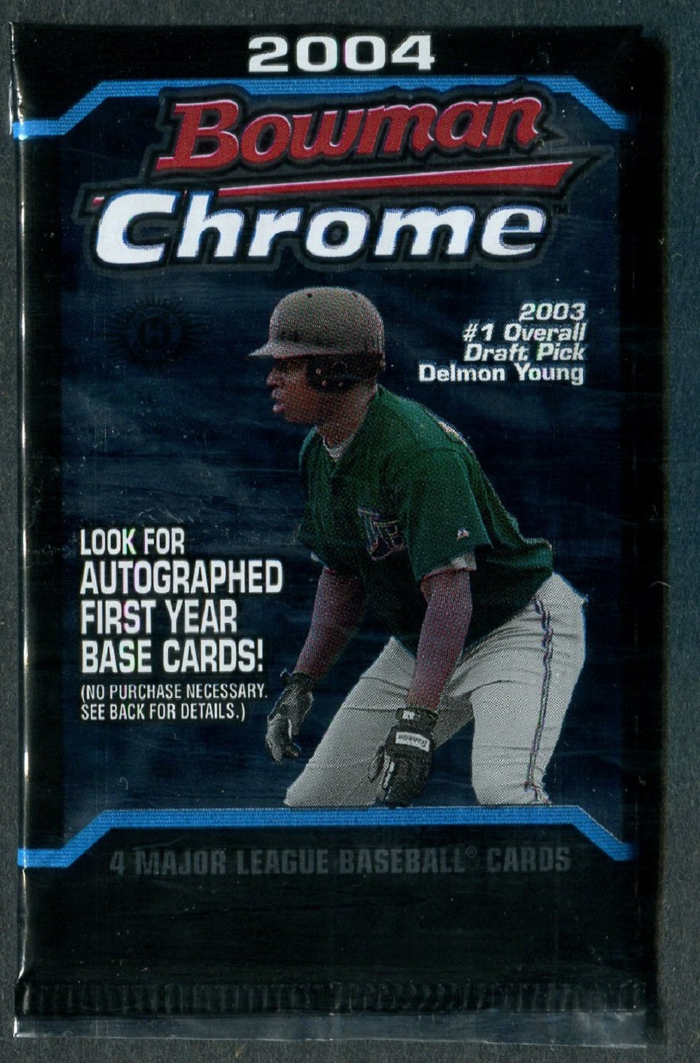 2004 Bowman Chrome Baseball Unopened Pack (Hobby) (4)